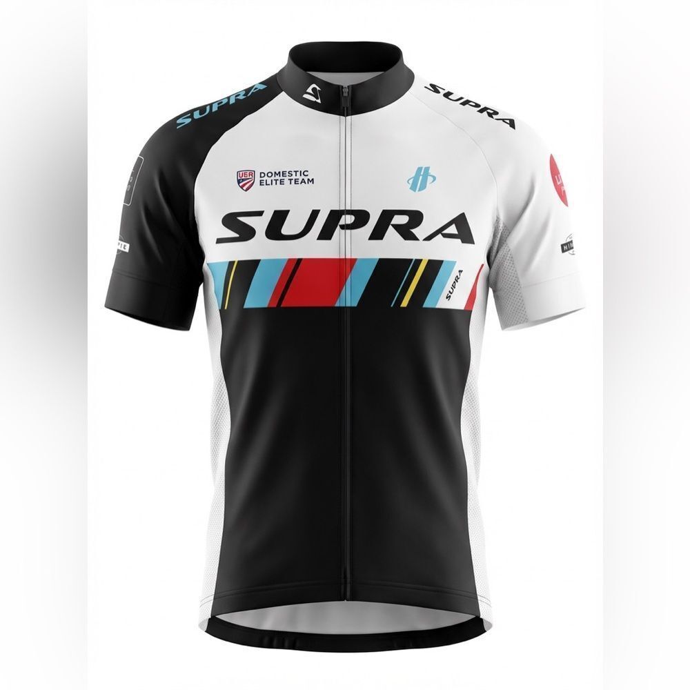 HINCAPIE NEW WOMENS STRETCH BIKING SHIRT SIZE 2XS BLUE BLACK WHITE